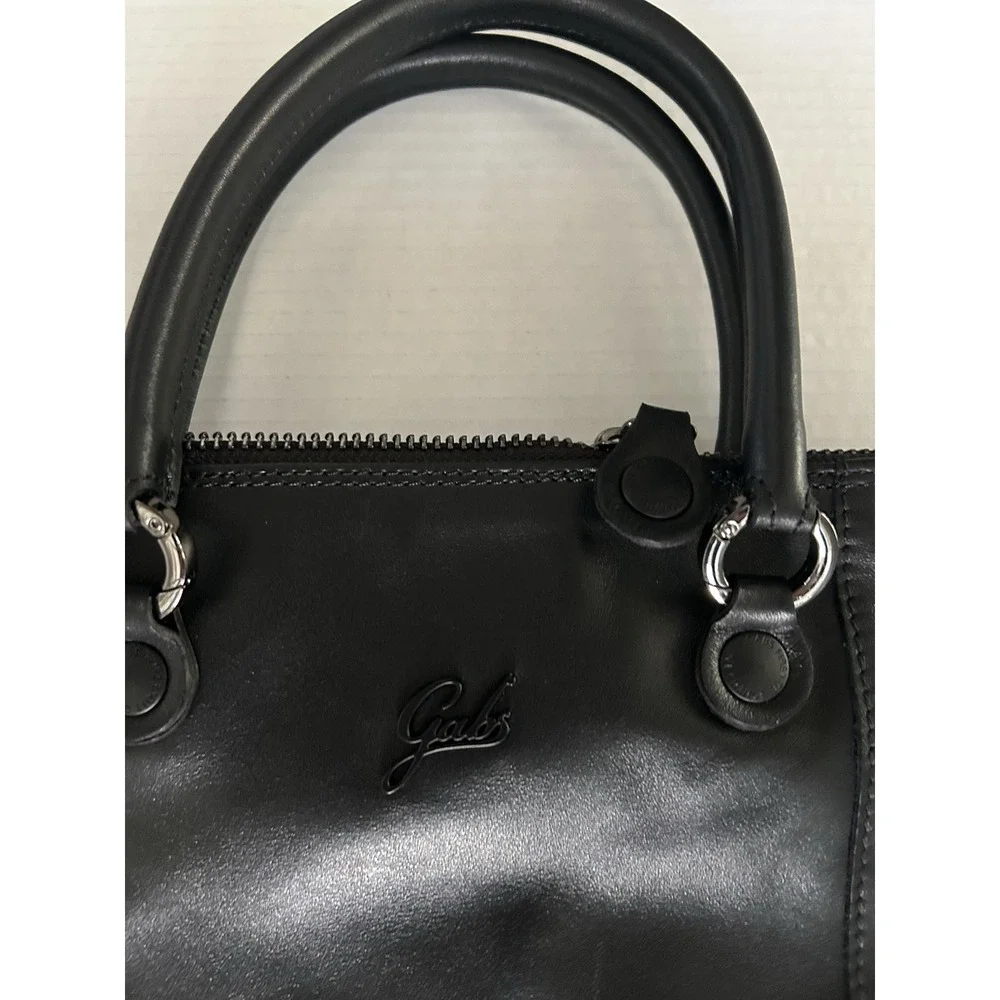 Gabs Bag G3 Plus Italian Black Leather Convertible Bag Wear 5 ways Soft Leather